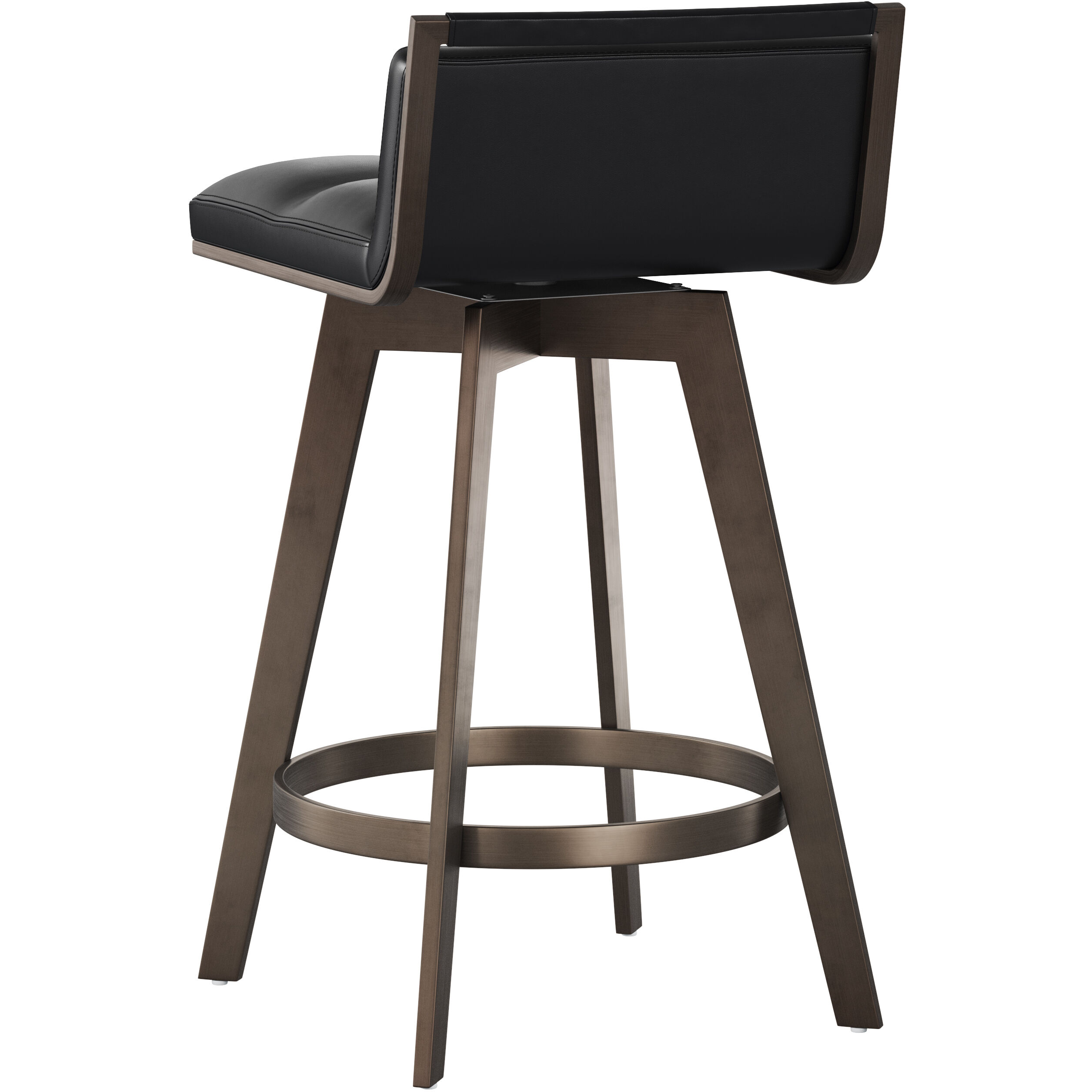 Arizona 32.5 inch Bravo Black Swivel Counter Stool